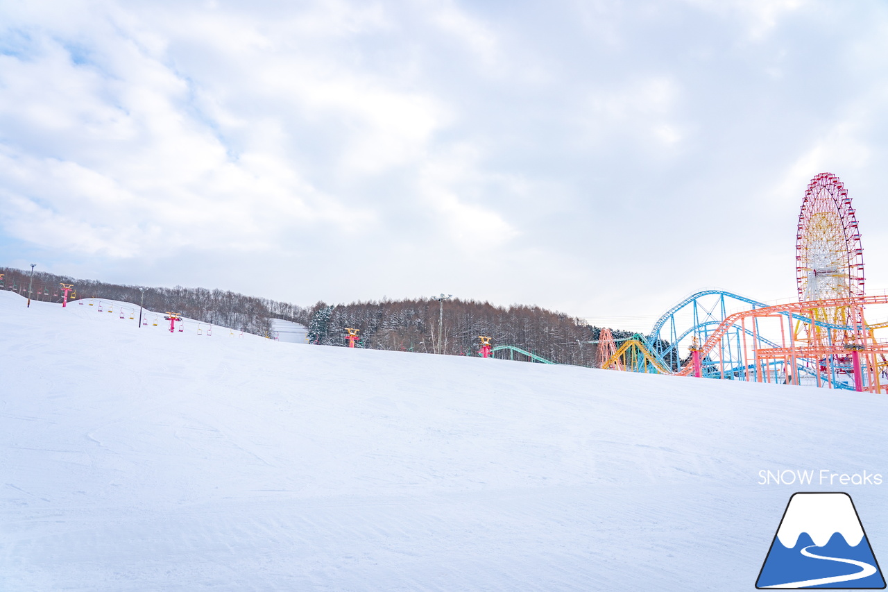 北海道グリーンランドホワイトパーク｜平日の午後。静かなゲレンデをのんびり滑る、という贅沢。